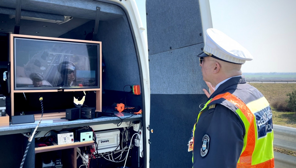 Maďarská policie znovu zasáhla proti dopravním přestupkům.