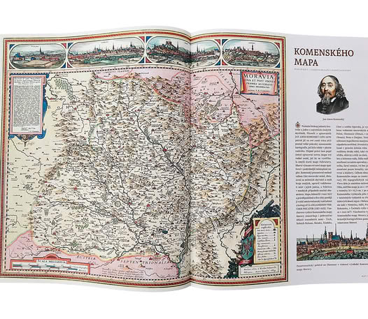 Morava a Slezsko na starých mapách a Čechy na nejstarších mapách