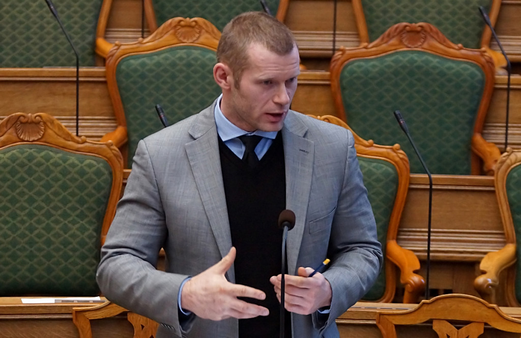 Dánský libertariánský politik Joachim Olsen